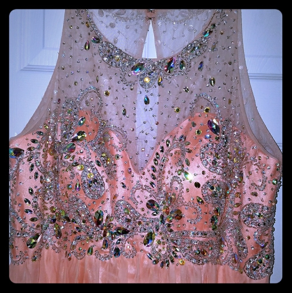 Plus size prom dress